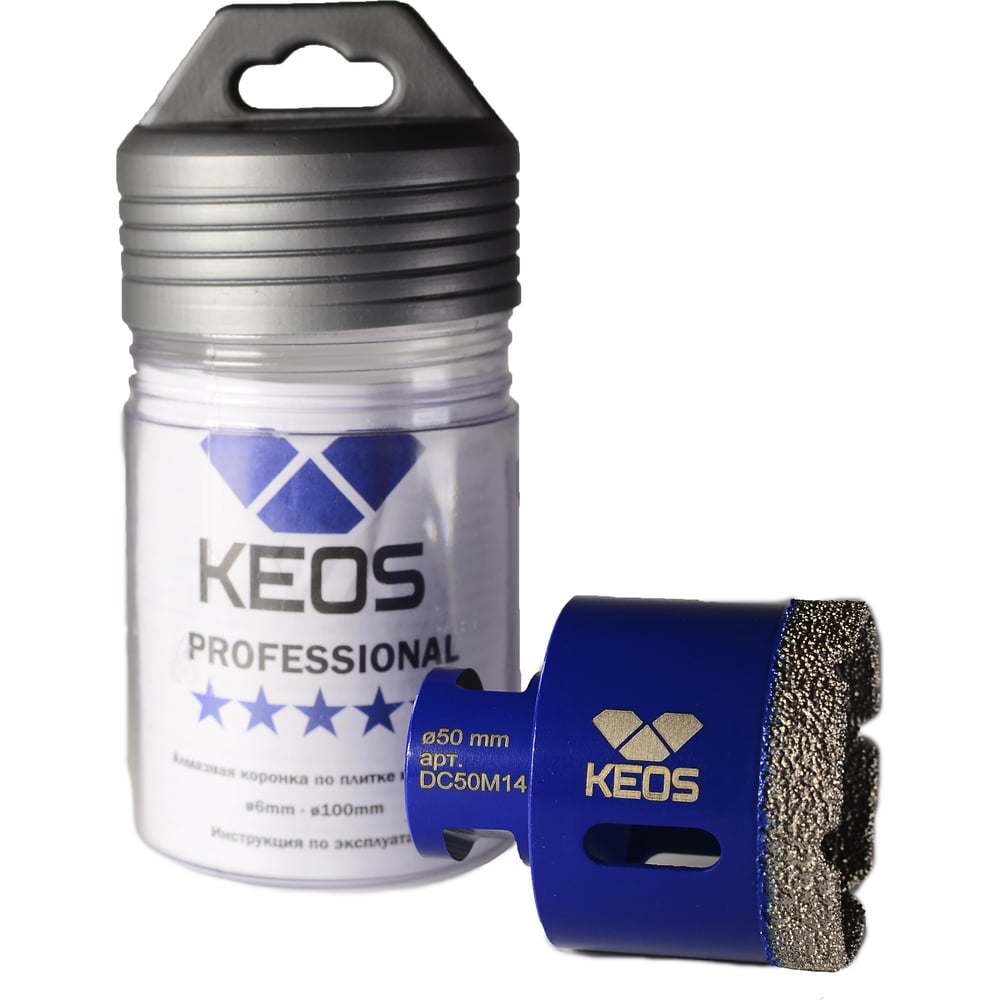Коронка алмазная по керамограниту KEOS коронка алмазная по керамограниту keos