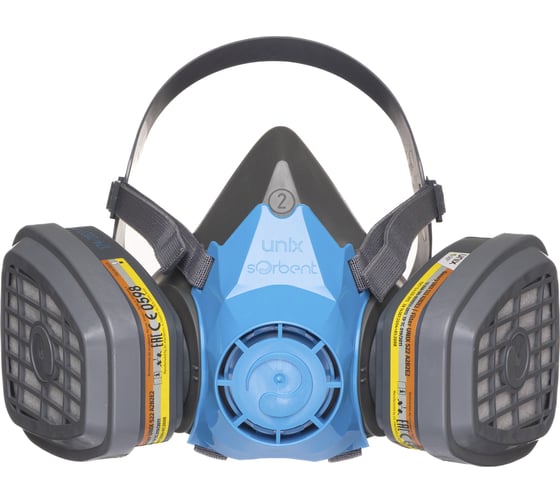 Изображение товара Респиратор в комплекте с фильтрами UNIX 1000 А2В2Е2 с Р2, 2 рост 102-027-0115