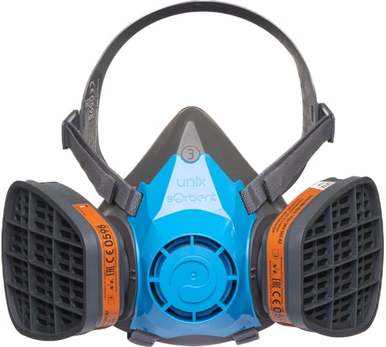 Изображение товара Респиратор в комплекте с фильтрами UNIX 1000 А2, 3 рост 102-027-0101