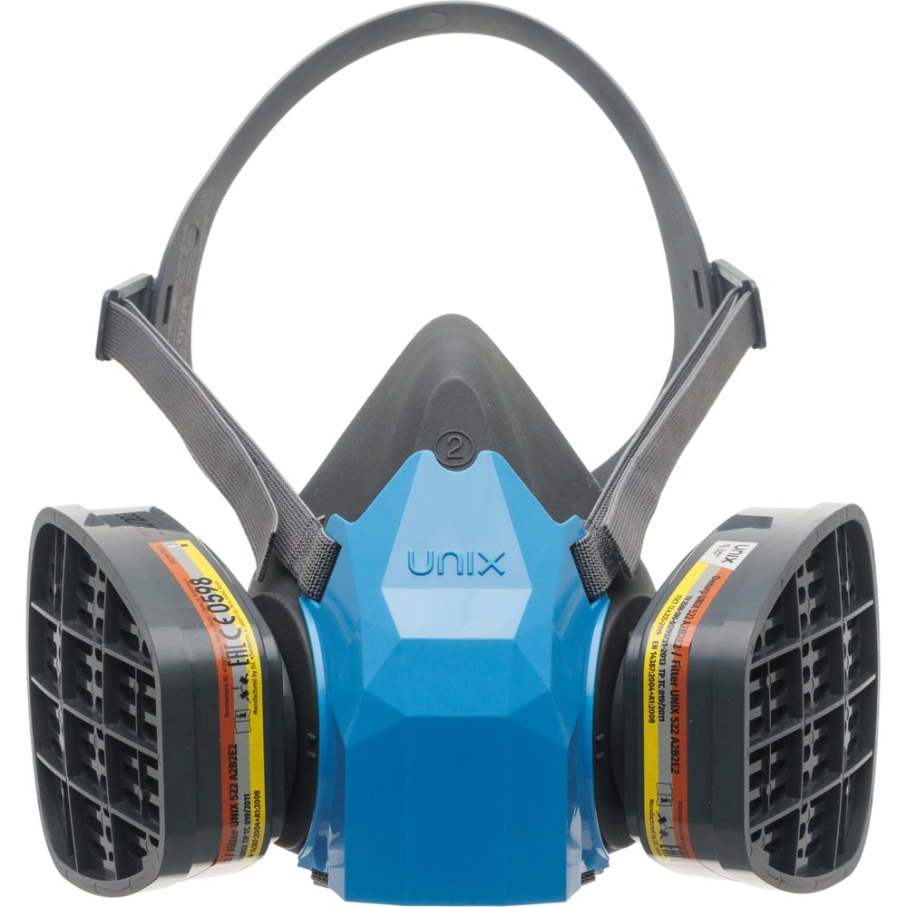 Изображение товара Респиратор UNIX 1100 А2В2Е2 с фильтрами, многоразовый защитный средство