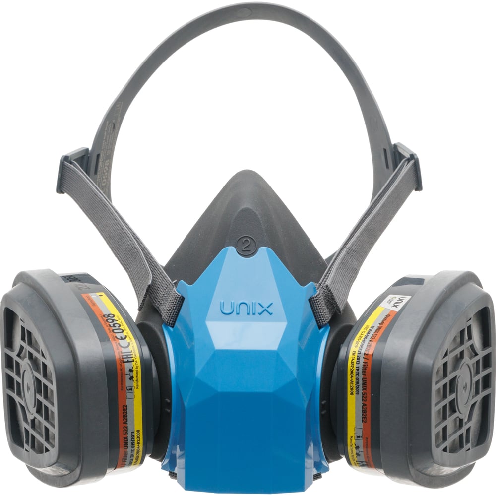 Изображение товара Респиратор UNIX 1100 А2В2Е2 с фильтрами, многоразовый, защита от газов и аэрозолей