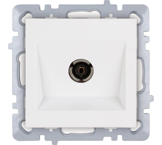 Изображение товара Механизм ТВ розетки Nilson проходная, низкая потеря сигнала, 11dB, moda-advantage белый, 20112432