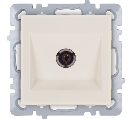 Изображение товара Механизм ТВ розетки Nilson проходная, низкая потеря сигнала, 11dB, moda-advantage кремовый, 20122432