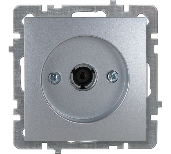 Изображение товара Механизм ТВ розетки Nilson проходная, низкая потеря сигнала, СУ, TOURAN-ALEGRA-THOR серебро 24130432