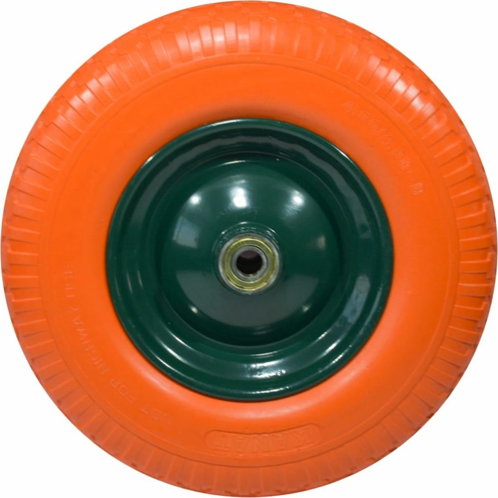 Колесо бескамерное Kanat запасное полиуретановое колесо для тачки 77557 fit