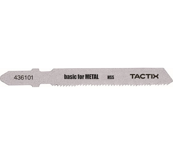 Изображение товара Пилка по металлу Т118A, 5 шт для электролобзика TACTIX 436101