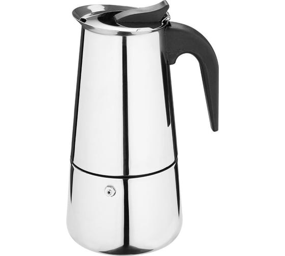 Изображение товара Гейзерная кофеварка Mallony ITALIA объем 450 мл, 9 чашек, из нержавеющей стали 104759