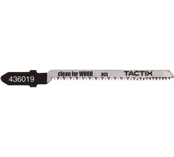 Изображение товара Пилка по дереву Т101AO, 5 шт для электролобзика TACTIX 436019