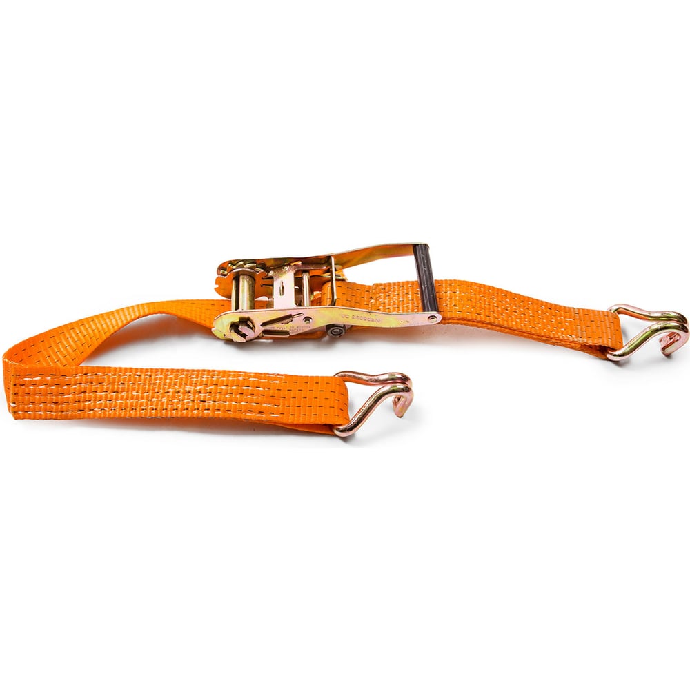 Изображение товара Ремень крепления груза с крюками КантаПлюс Рэтчет 75мм 3м