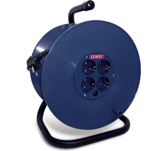 Изображение товара Силовой удлинитель ТМ Союз 4 гнезда, заземление 40м 481S-3509