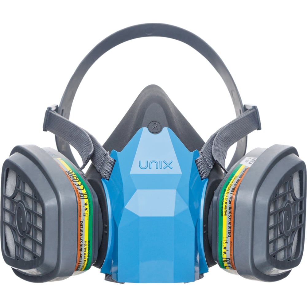 Изображение товара Респиратор в комплекте с фильтрами UNIX 1100 А1В1Е1К1 с Р3, 2 рост 102-027-0118