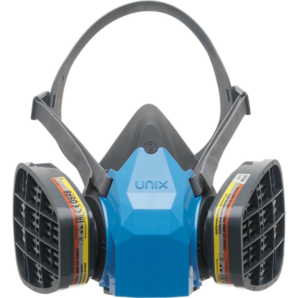 Изображение товара Респиратор UNIX 1100 А1В1Е1 с фильтрами, многоразовый