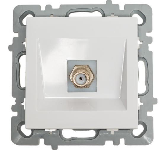 Изображение товара Механизм розетки Nilson универсальная ТВ-спутник, moda-advantage белый, 20112465