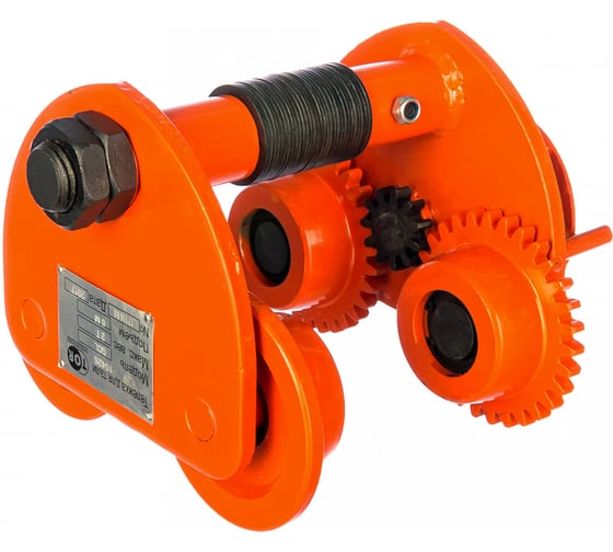 Изображение товара Тележка для тали TOR Тип В (GCL) 2Х6 с механизмом передвижения 10426