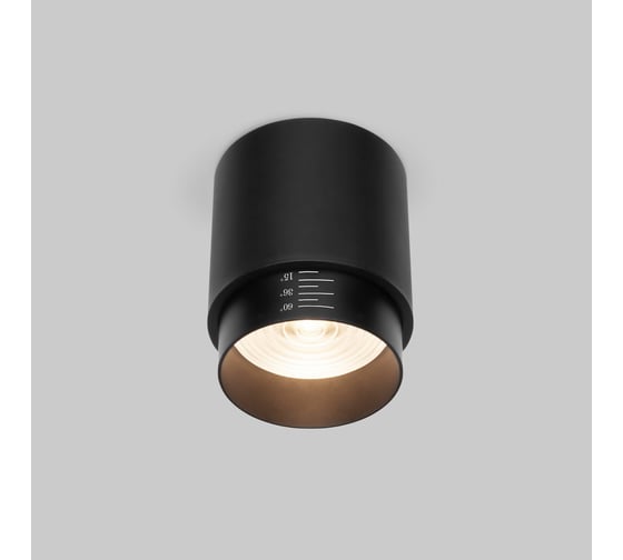 Изображение товара Накладной светодиодный светильник Elektrostandard Cors черный a062384