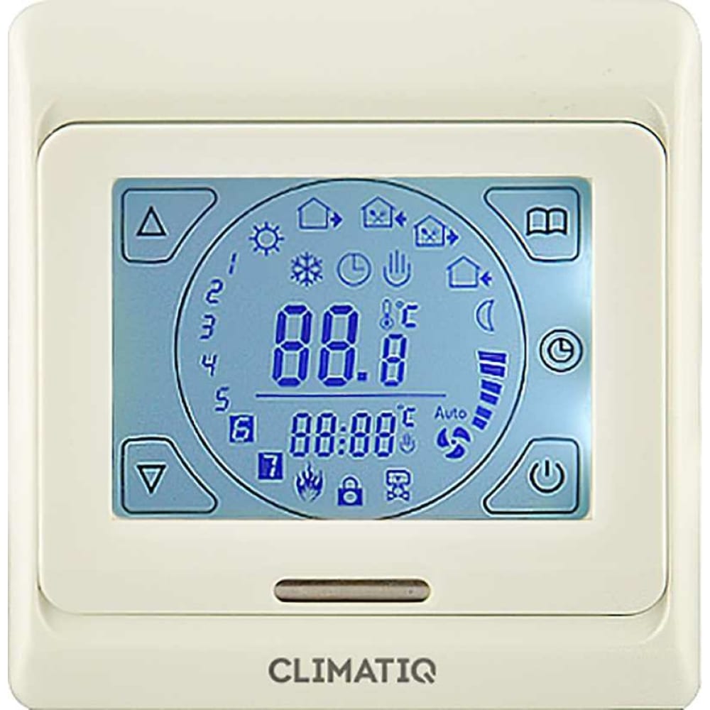 Терморегулятор для теплого пола IQWATT, цвет бежевый 20668 CLIMATIQ ST - фото 1