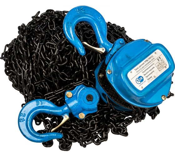 Изображение товара Ручная шестеренная таль TOR ТРШ (C) 2ТХ9М  101291