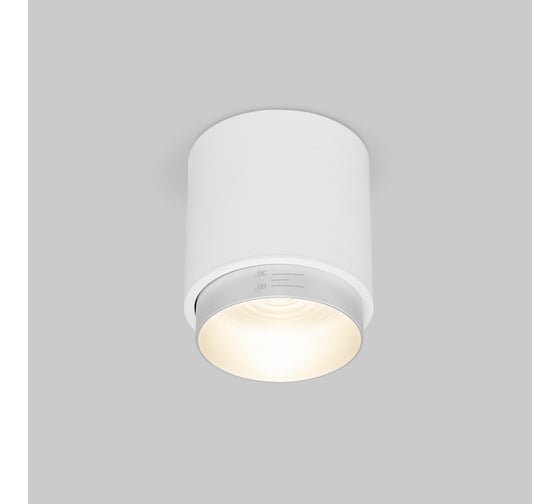 Изображение товара Накладной светодиодный светильник Elektrostandard Cors белый/серебро a062387