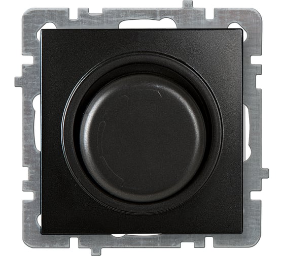 Изображение товара Механизм светорегулятора Nilson СУ, 1000 Вт, TOURAN-ALEGRA-THOR, metallic, черный глянец 24220453