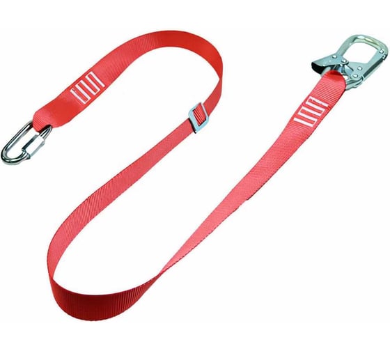 Изображение товара Строп из регулируемой ленты ПРОГРЕСС СЕФЕТИ 2 м, с монтажным и соединительным карабином Строп Арег+Кс