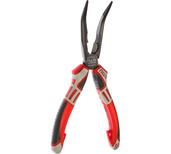 Изображение товара Загнутые длинногубцы с резцом 205мм NWS 141-69-205