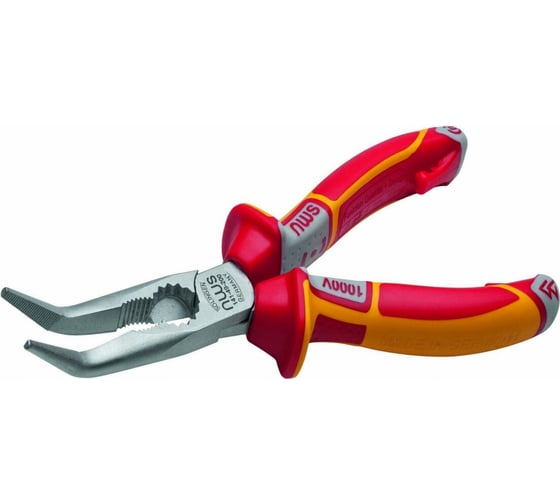 Изображение товара Загнутые длинногубцы VDE 1000В 170мм NWS 141-49-VDE-170