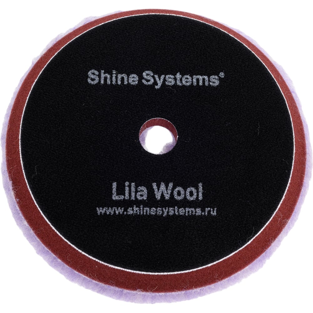 Изображение товара Круг полировальный из лилового меха 155 мм для профессиональной полировки