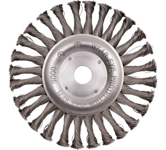 Изображение товара Щетка круглая витая (178 мм) для УШМ АТАКА 26590