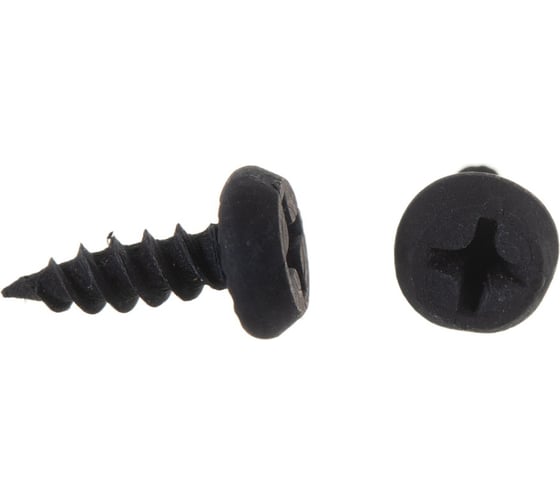 Изображение товара Саморез Качественный крепеж 3,5x11, полуцилиндр, оксид, 800 шт. 0300066 КЧ