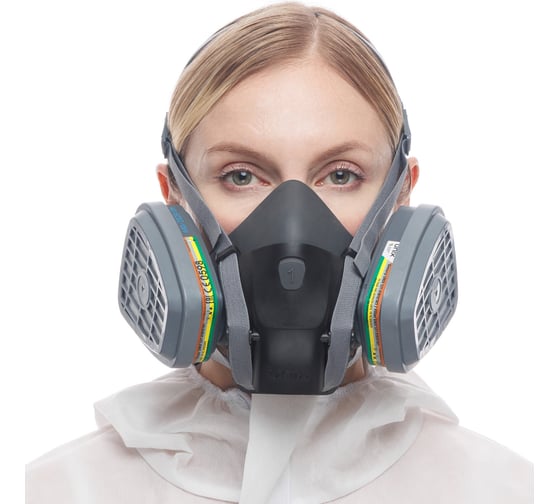 Изображение товара Респиратор в комплекте с фильтрами UNIX 2100 А1В1Е1К1 с Р2, 2 рост 102-027-0151