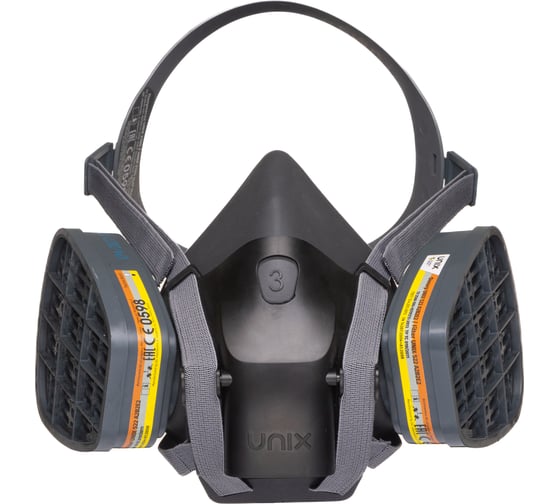Изображение товара Респиратор в комплекте с фильтрами UNIX 2100 А2В2Е2, 3 рост 102-027-0158