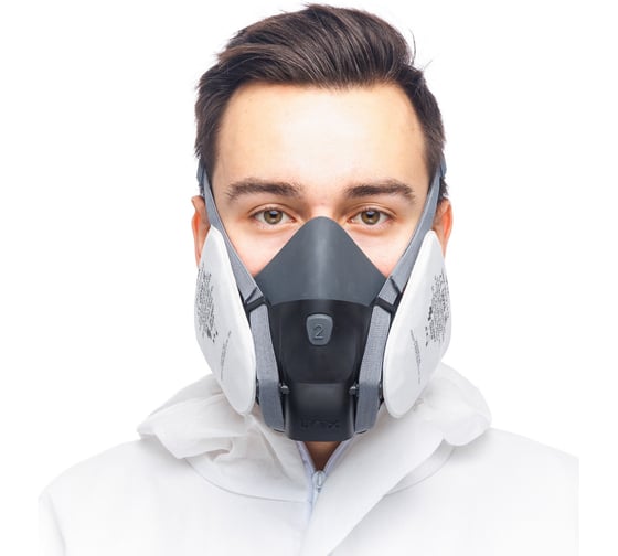 Изображение товара Респиратор в комплекте с фильтрами UNIX 2100 203 P3 R D, 3 рост 102-027-0164