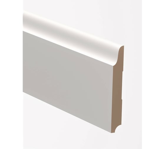 Изображение товара Плинтус Стильный Дом Р-010-16-080 МДФ, белый окрашенный v530811