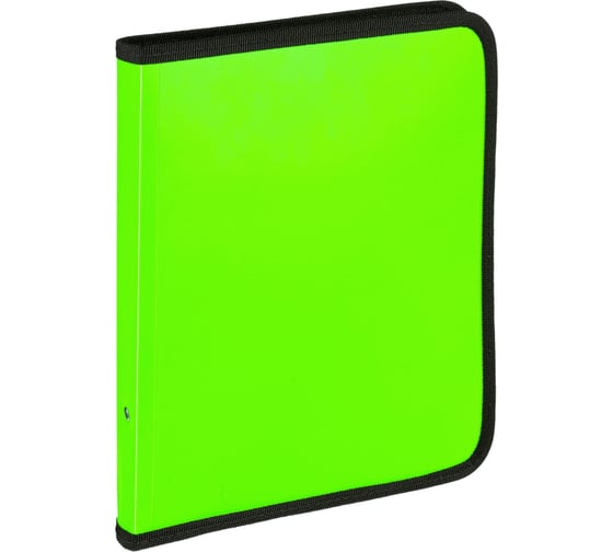 Изображение товара Папка-конверт Attache Neon на молнии A4 салатовая 700 мкм 1547505