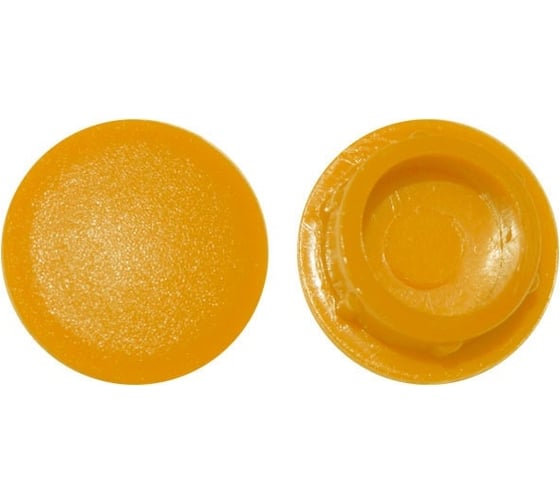 Изображение товара Заглушка под отверстие КРЕП-КОМП 12 мм, охра, 1000 шт. зпр12 охра