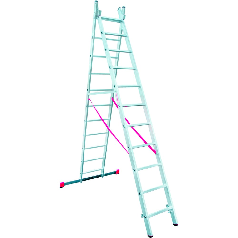 Изображение товара Двухсекционная лестница Новая Высота 2х11 3220211 для профессионалов