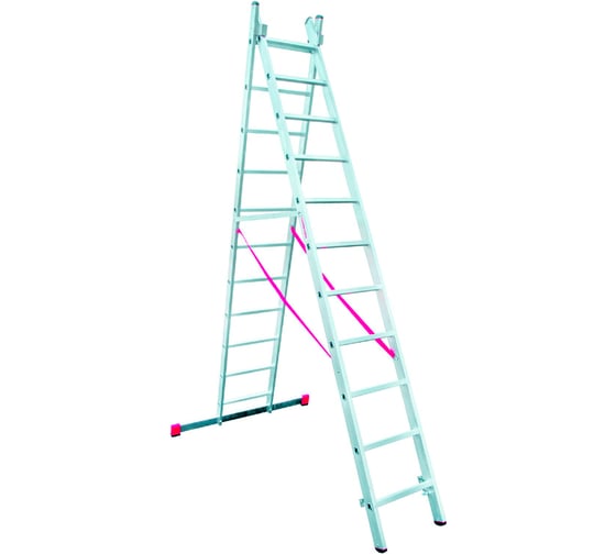 Изображение товара Двухсекционная лестница Новая Высота 2х11 3220211