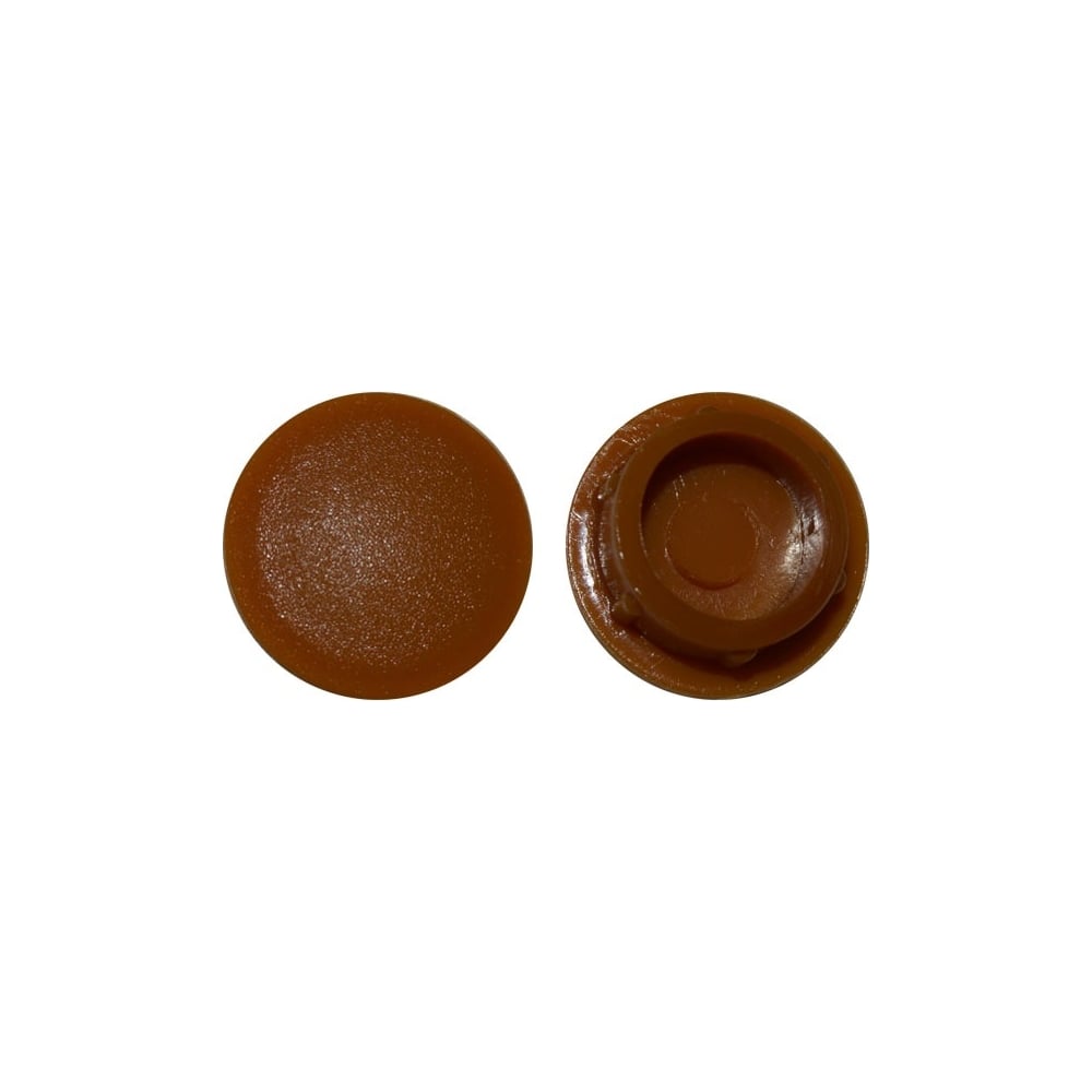 Изображение товара Заглушка под отверстие КРЕП-КОМП 14 мм коричневая 1000 шт