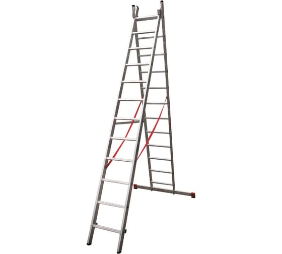 Изображение товара Двухсекционная лестница Новая Высота Проф 2х12 604212