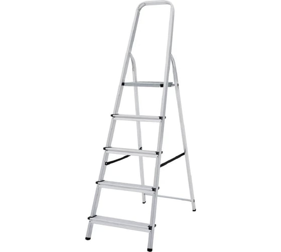 Изображение товара Стремянка алюминиевая 5 ступеней KROFT 603005