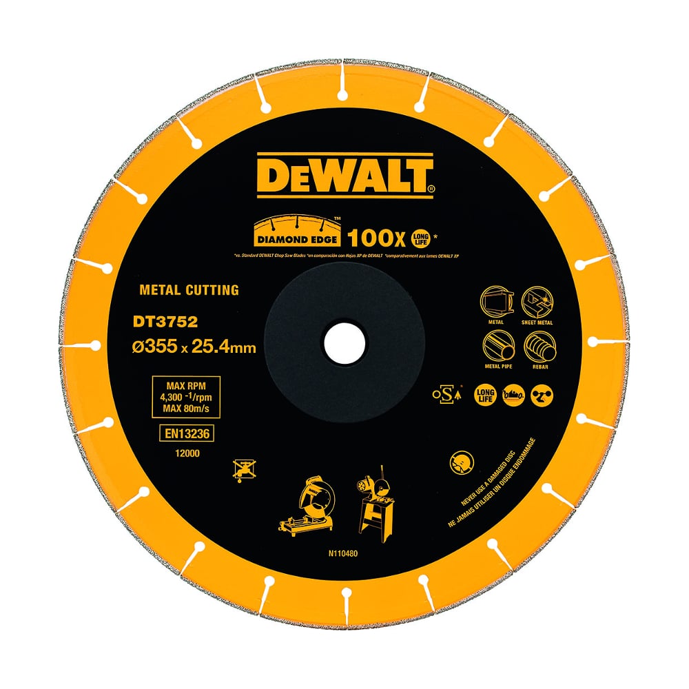 фото Сегментный алмазный диск dewalt