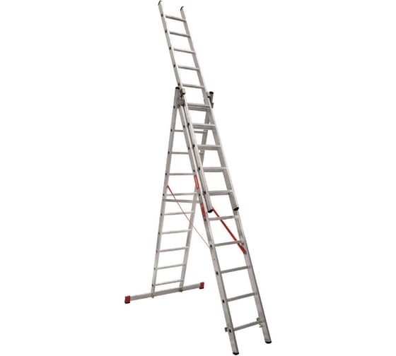 Изображение товара Трехсекционная лестница Новая Высота ПРОФ 3x10 604310