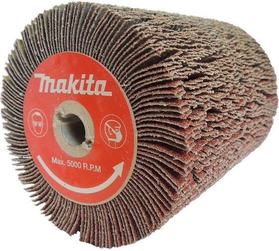 Изображение товара Щетка абразивная для щеточной шлифмашины 9741 (100х120 мм; K40) Makita P-01127