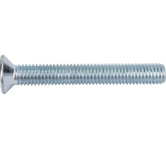 Изображение товара Винт STARFIX потайная головка, М8x60 мм, цинк, класс прочности 5.8, DIN 965, 5 шт. SMZ1-50866-5