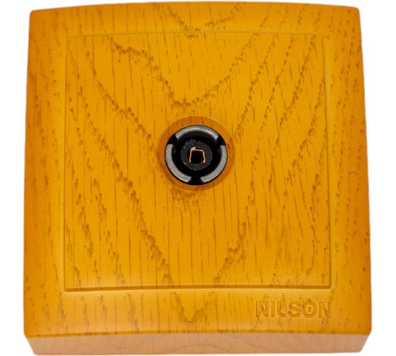 Изображение товара ТВ розетка Nilson проходная, ОУ, Themis, дуб 26251032