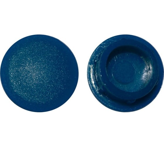 Изображение товара Заглушка под отверстие КРЕП-КОМП 14 мм, синий, 1000 шт. зпр14 синий