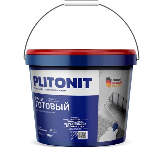 Изображение товара Грунт готовый PLITONIT 10 л в ведре 13652