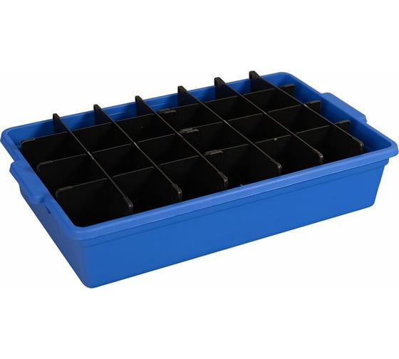 Изображение товара Лоток с перегородками для рассады МУЛЬТИДОМ 28 ячеек, 38x23.5x8.5 см БМ83-273