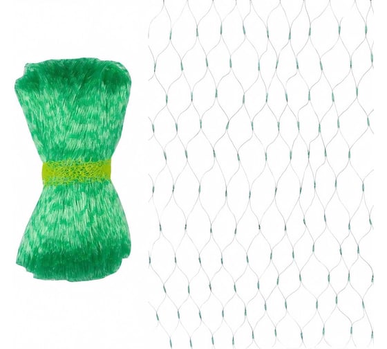 Изображение товара Сетка от птиц PARK 2x10 м, 7 г/м2, размер ячейки 1.5x1.5 см 732117