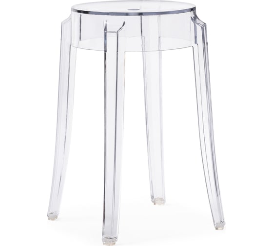 Изображение товара Пластиковый табурет Woodville Rainis white 15442